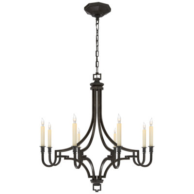 chandelier aged burkedecor